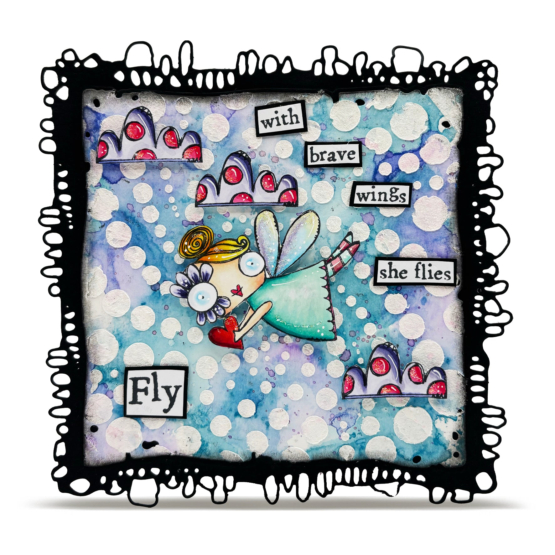 AALL & Create PC-264 Center Spin sjablong 15x15 cm