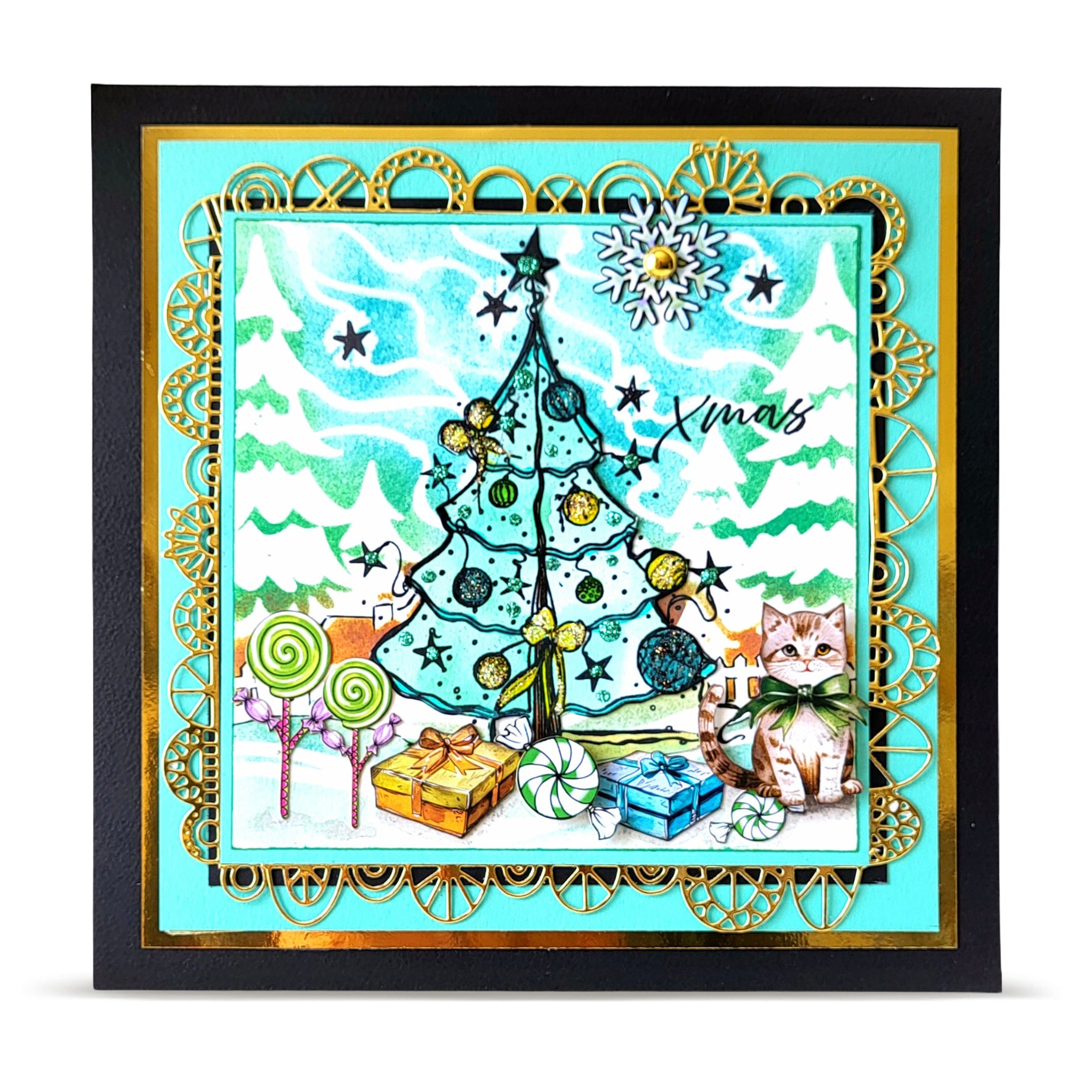 AALL & Create PC-272 Winter Quiet sjablong 15x15 cm – vinter