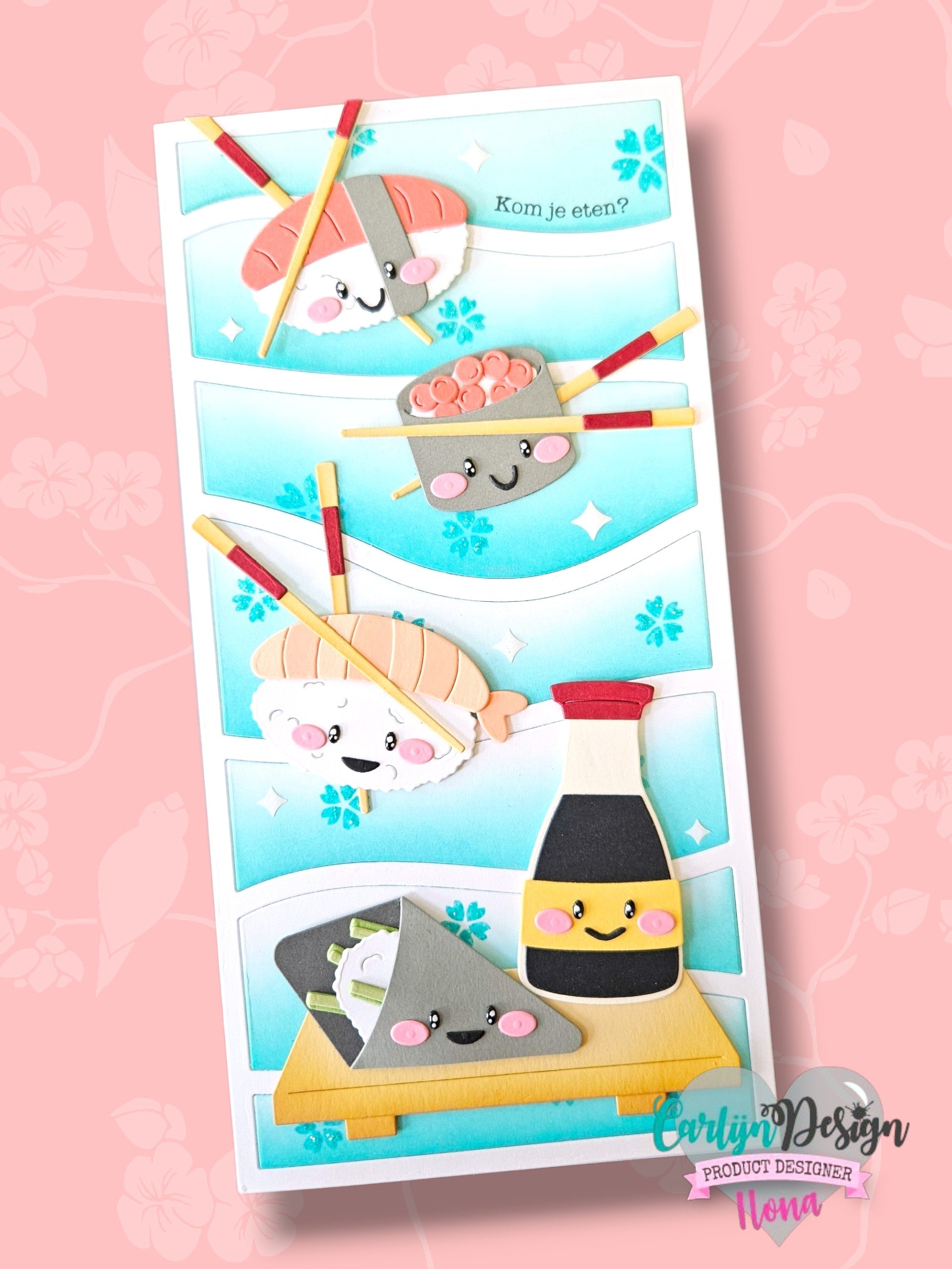 CarlijnDesign Soy Sweeties CDSN-0391 dies sushi matmotiv