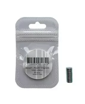 Simple and Basic magnet 1x8 mm rund til kort