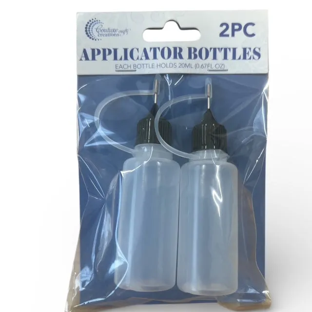 Couture Creations Glue Applicator limflaske 20 ml 2-pk metalltupp