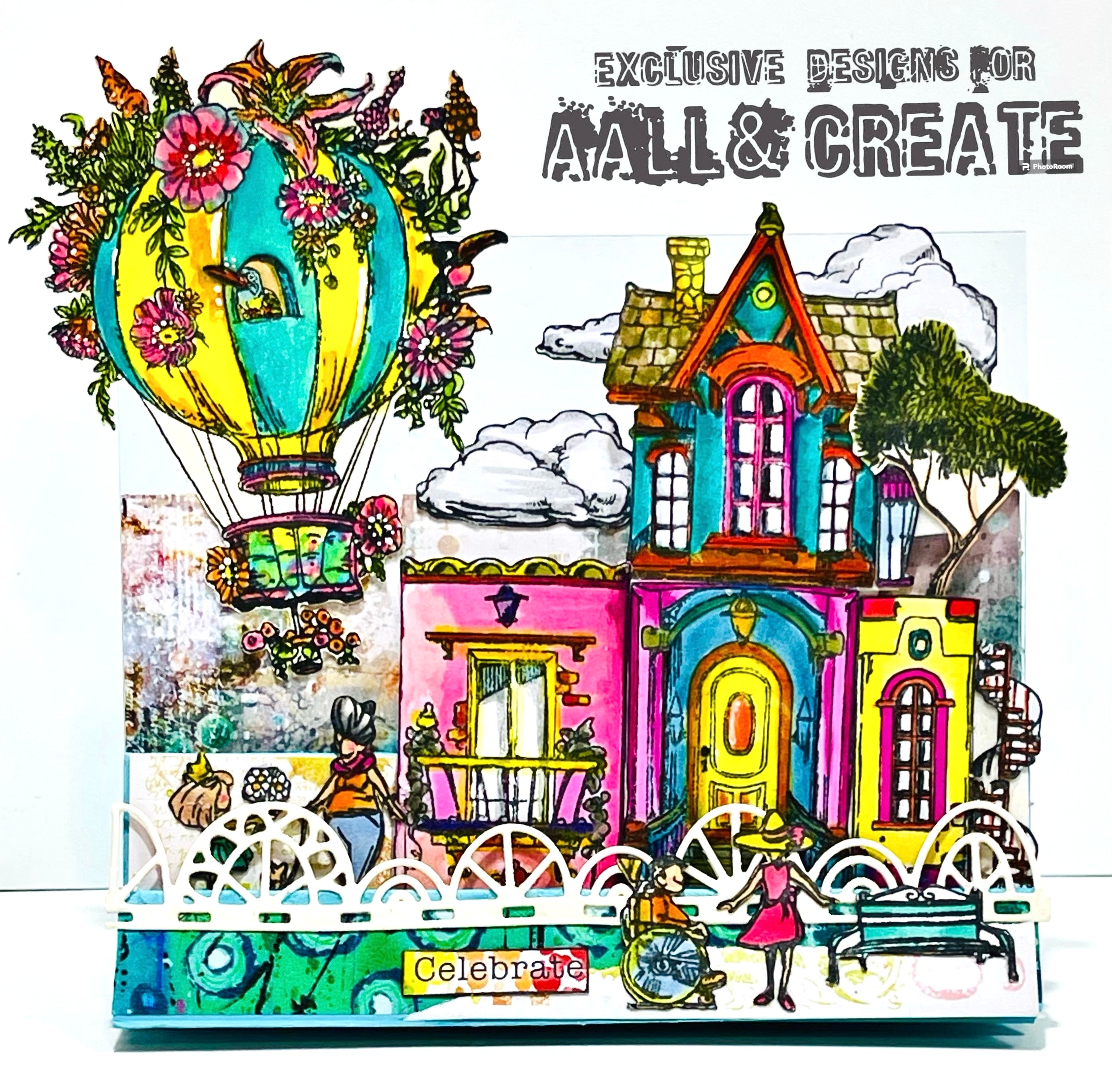 Aall and Create TP-1231 Sundae Socials stempel A5 is