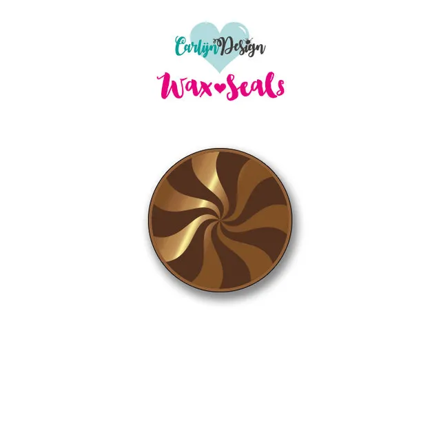 CarlijnDesign Christmas Candy CDWX-0082 vokssegl 2,5cm