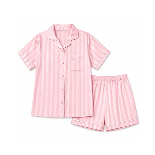 KaiserCraft Sunset Spritz sateng pysjamasett rosa striper