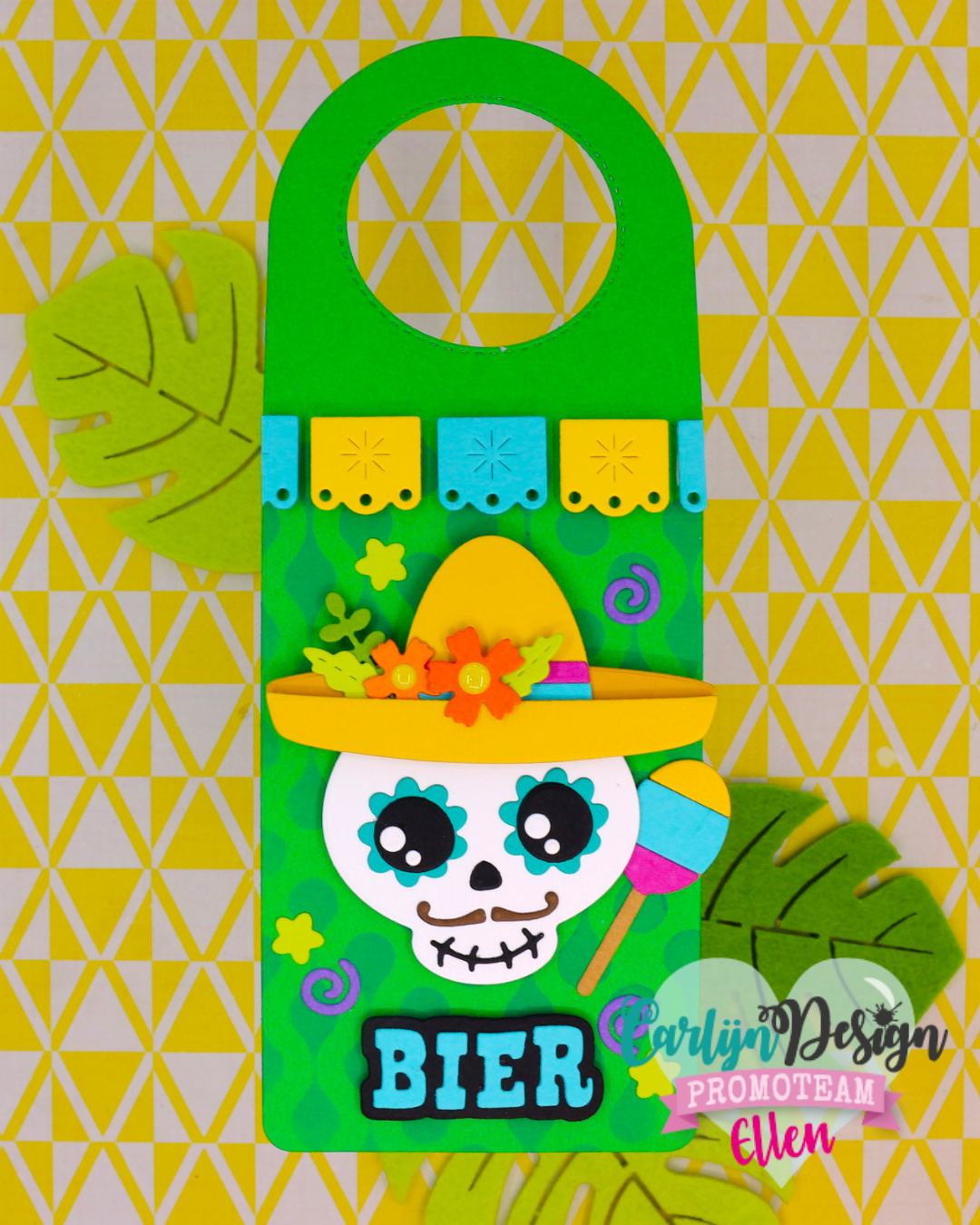 CarlijnDesign Sugar Skulls CDSN-0327 dies meksikanske hodeskaller