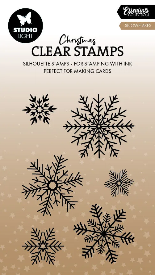 Studio Light Essentials Snowflakes stempel snøfnugg