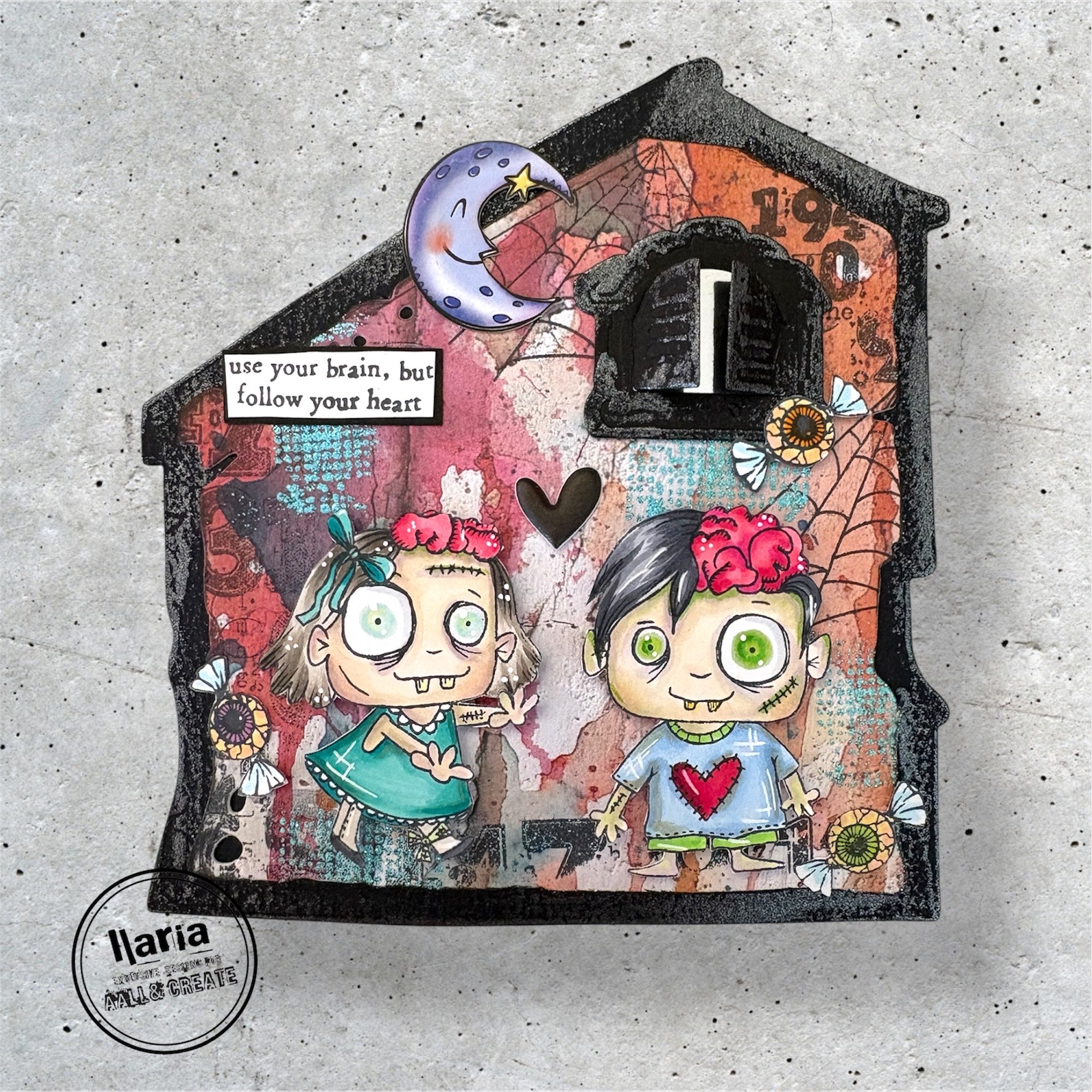 AALL & Create EP-94 Creepy Curiosities dieskutt 118 stk halloween