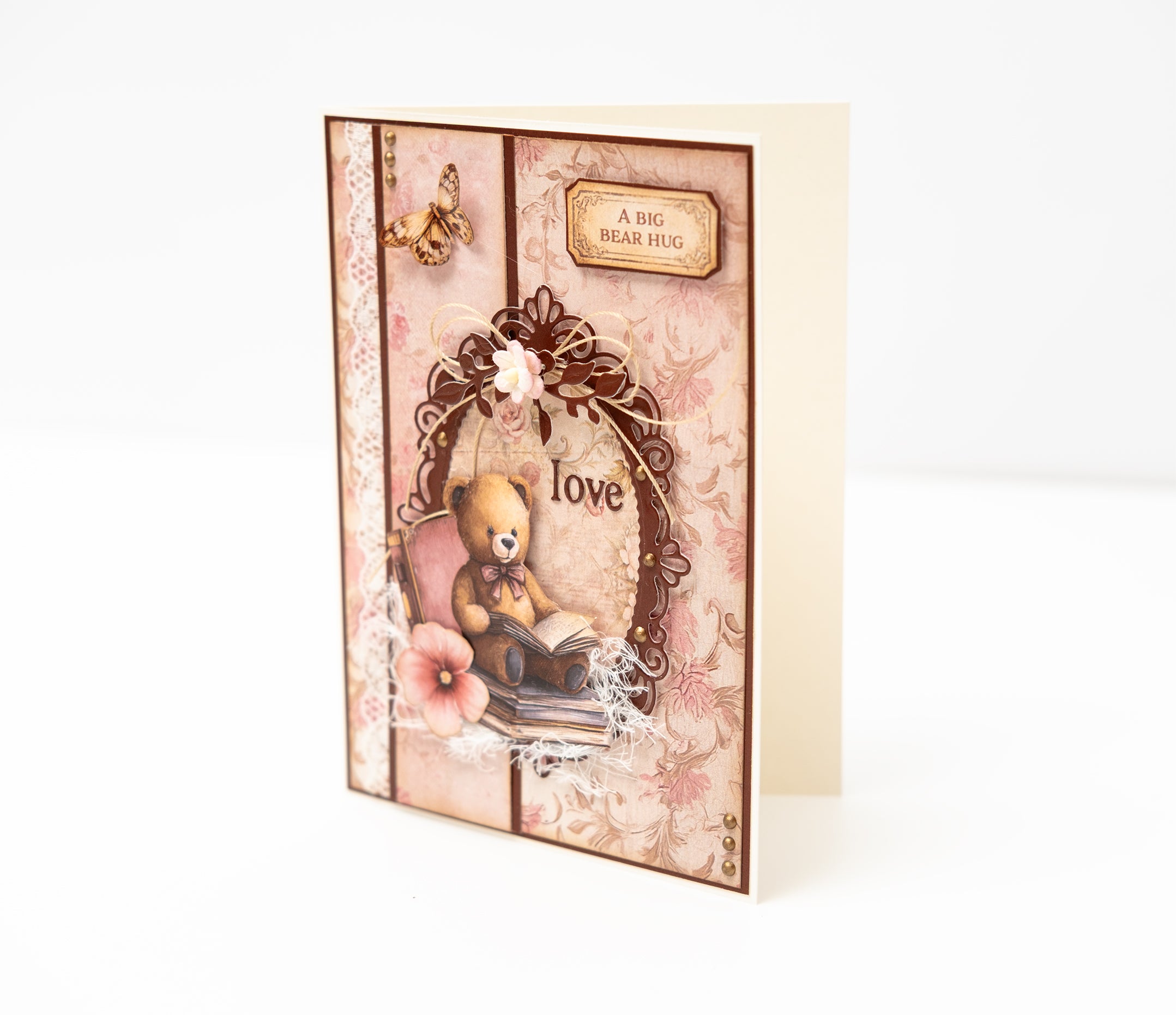 Studio Light Teddy's Tea Time die-cut-blokk 20 ark 300+ deler