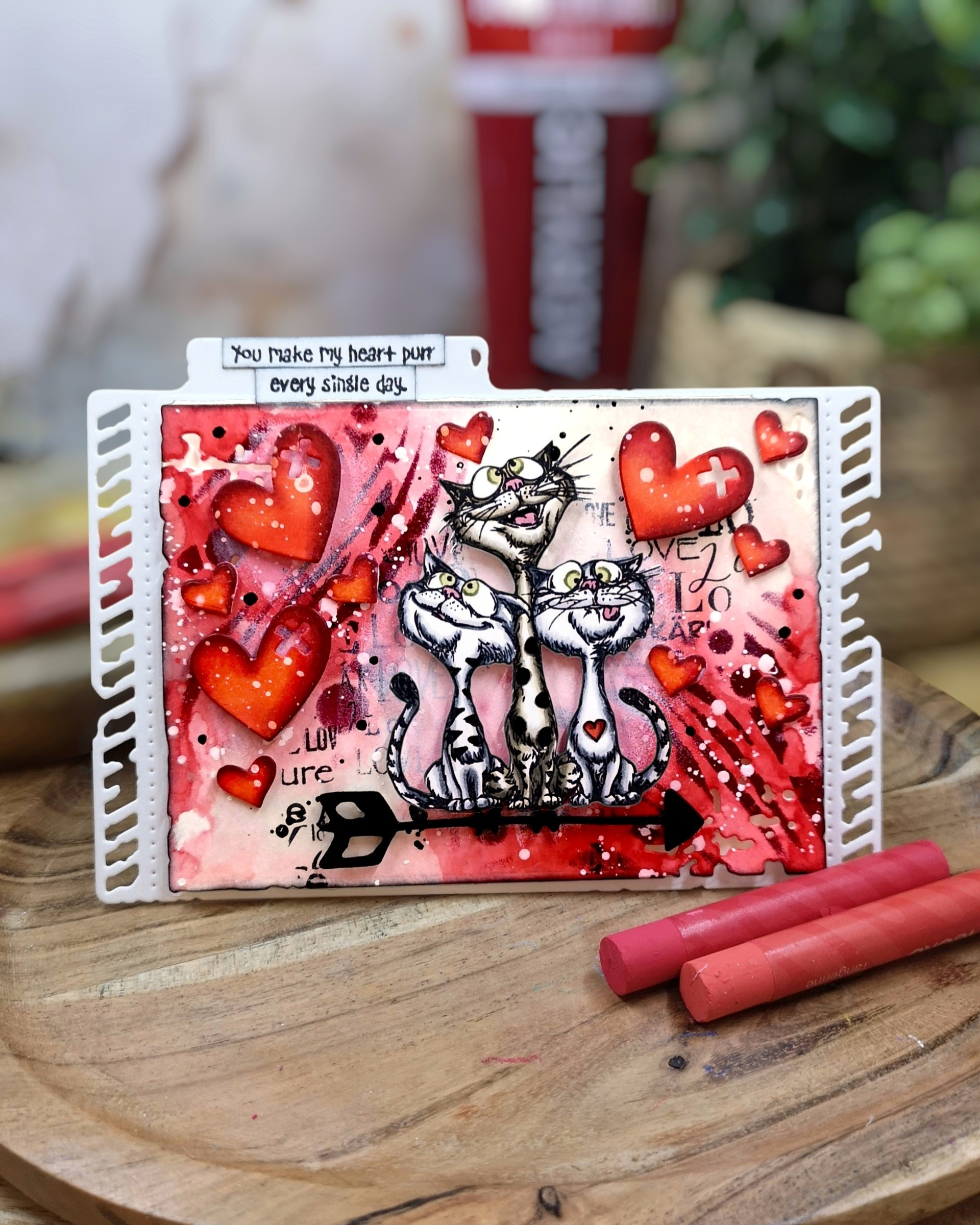 AALL & Create TP-1405 Just Meowmories stempelsett A6 kattemotiv