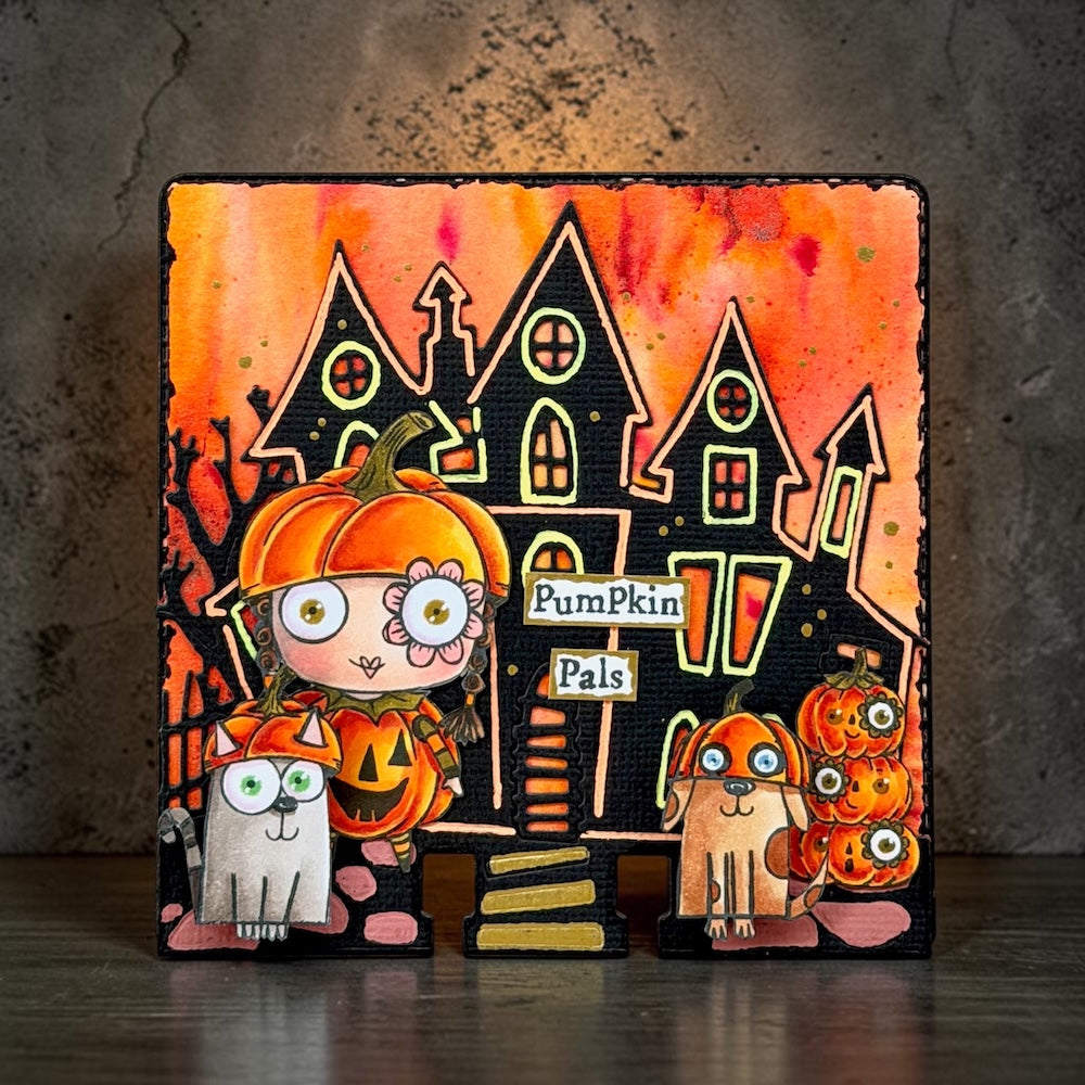 Aall and Create TP-1426 Pumpkin Pals stempelsett A7 halloween