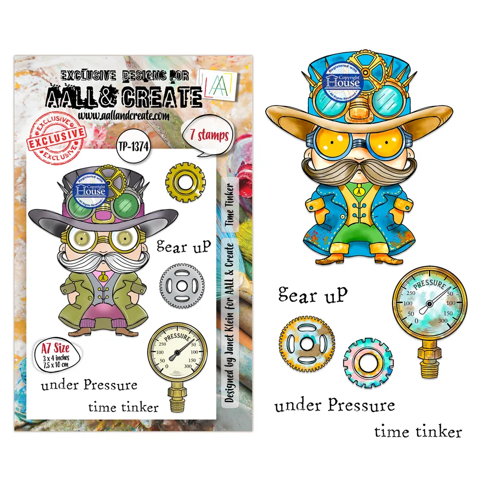Aall and Create TP-1374 Time Tinker stempel A7