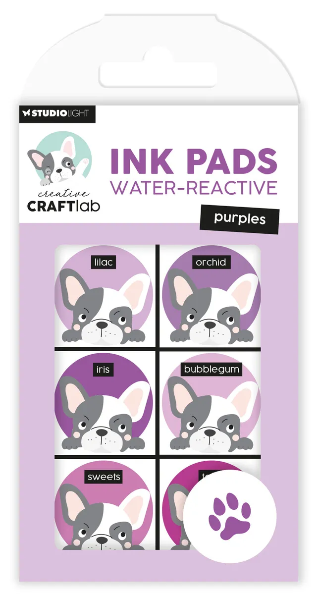 Studio Light Creative Craftlab vannreaktive blekkputer purples