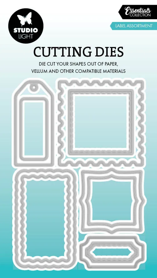 Studio Light Essentials dies Label assortment etikettmiks