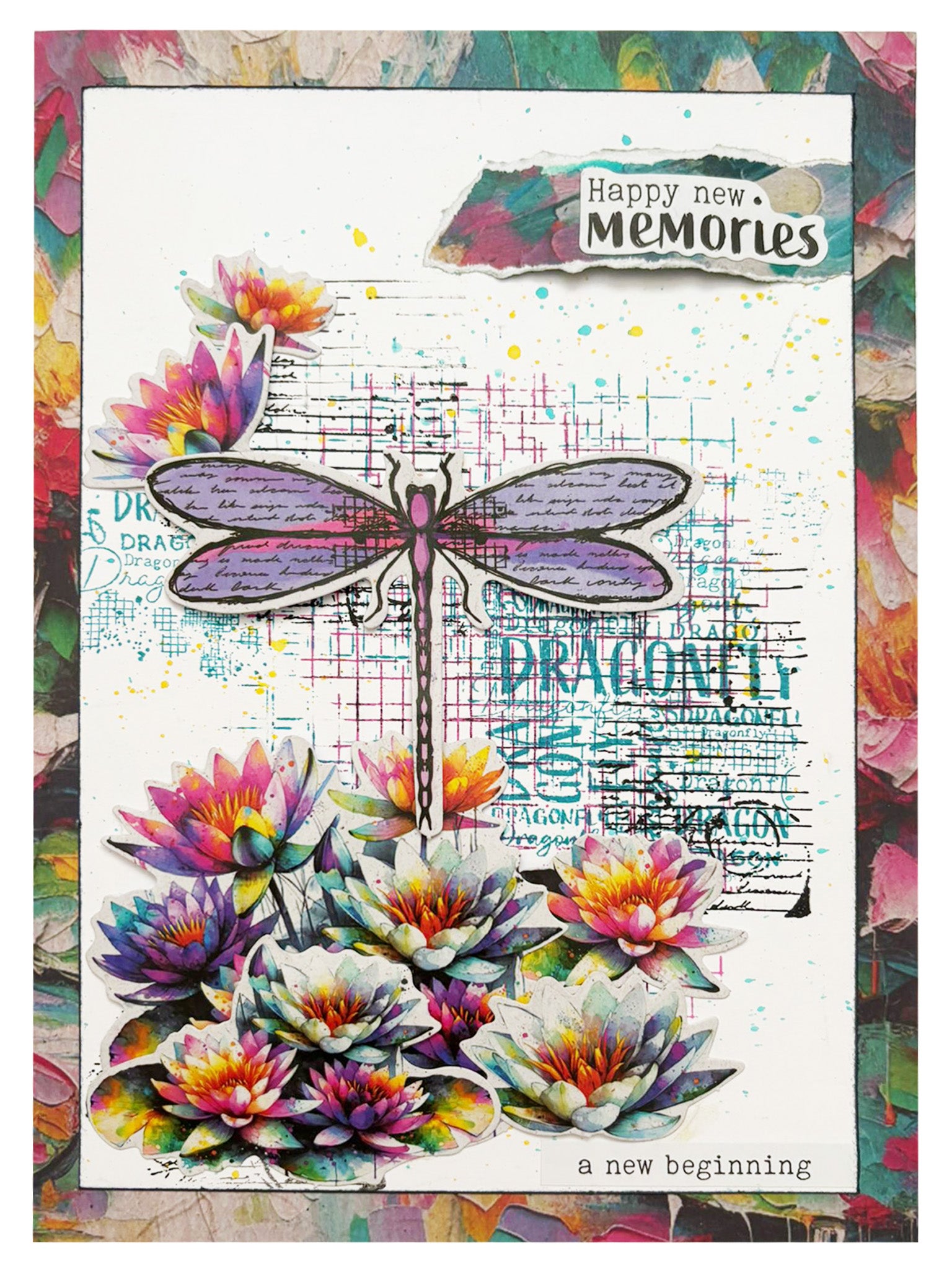 Studio Light Hazel Eaton Dragonfly Dreams klistremerkehefte