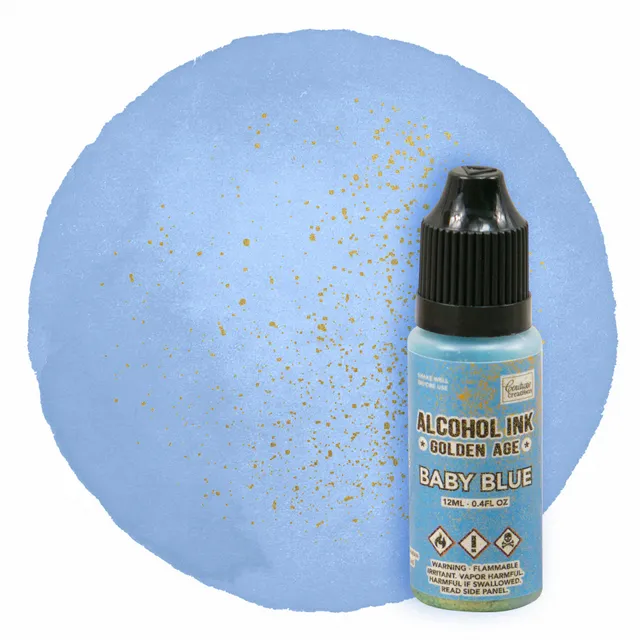 Couture Creations Golden Age Baby Blue alkoholblekk 12 ml lyseblå