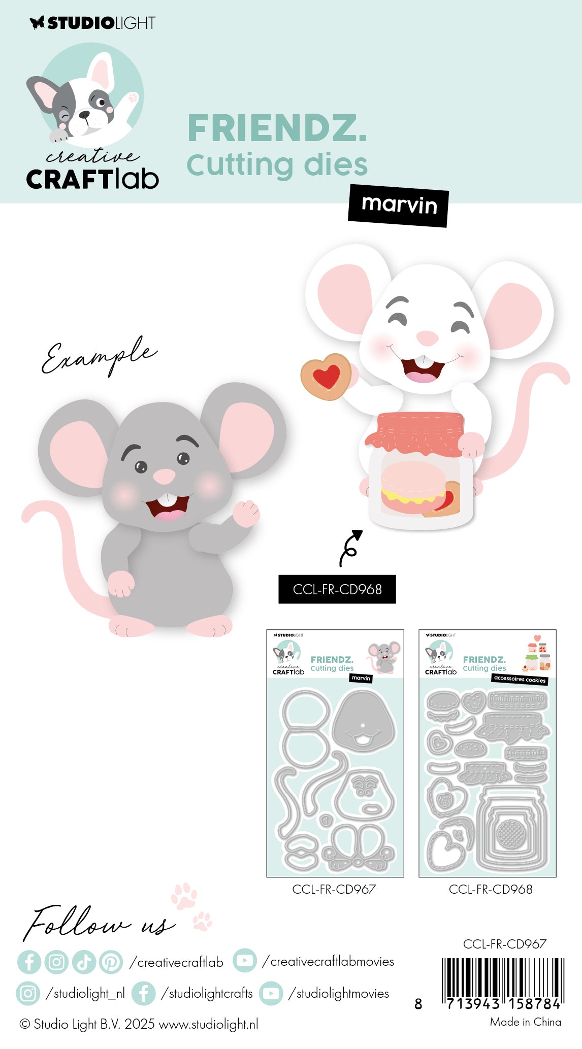 Studio Light Friendz Mouse Marvin dies mus