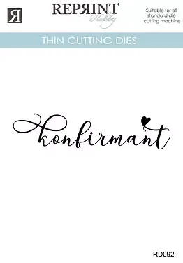 Korthobby Reprint Konfirmant papir konfirmasjon