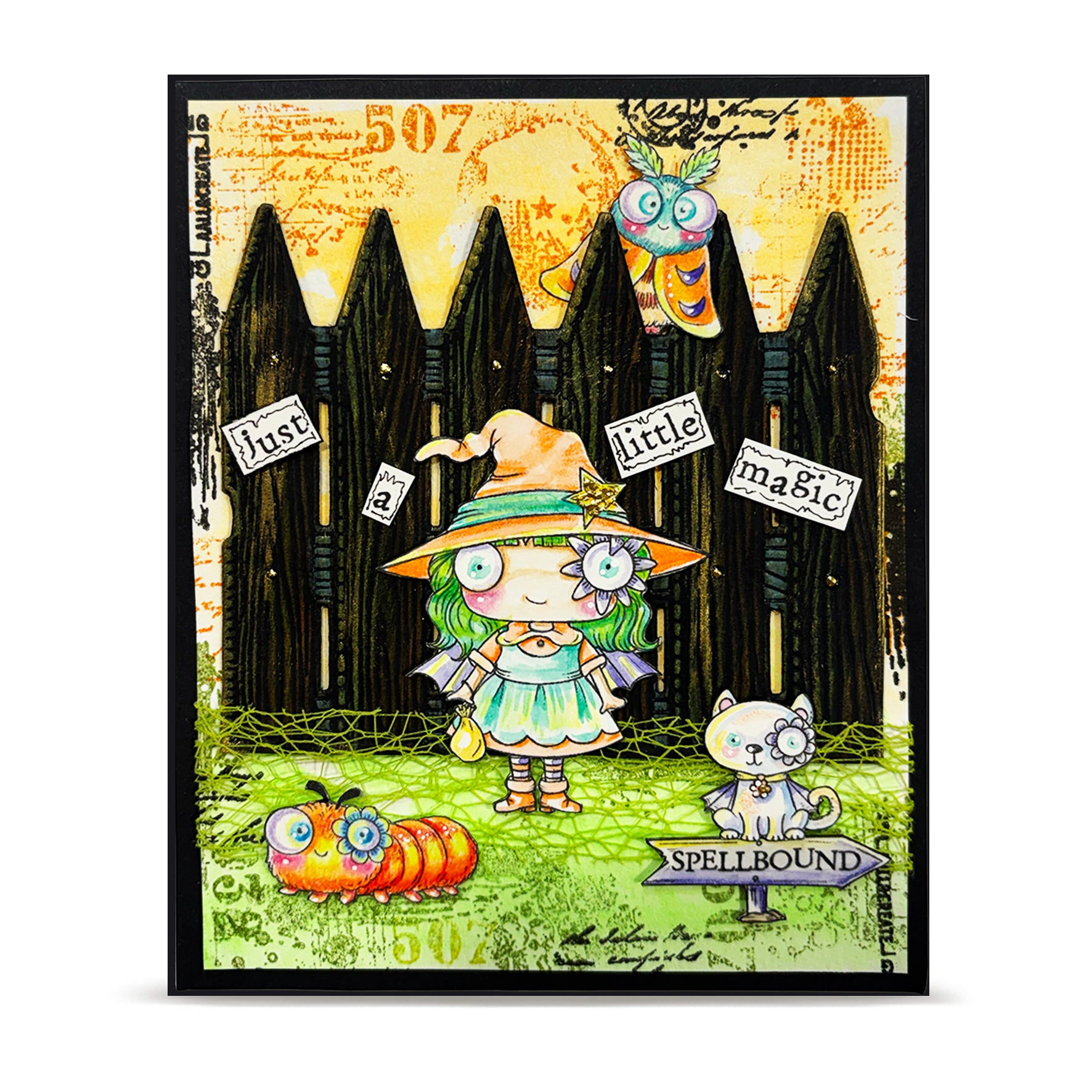 AALL & Create TP-1424 Spellbound stempelsett A7 halloween