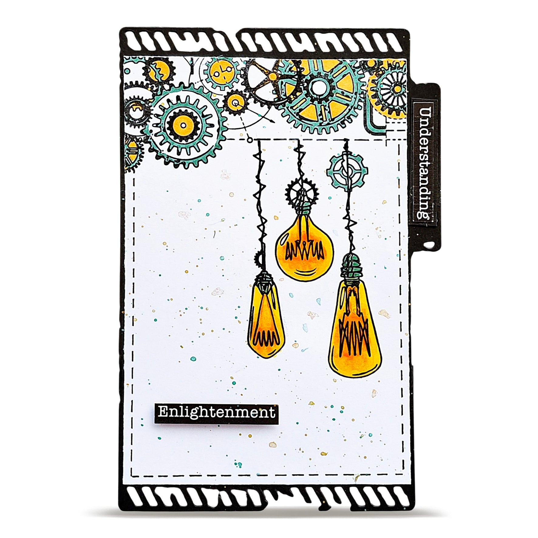 Aall and Create TP-1457 Gearlight Glow stempelsett A6 clear