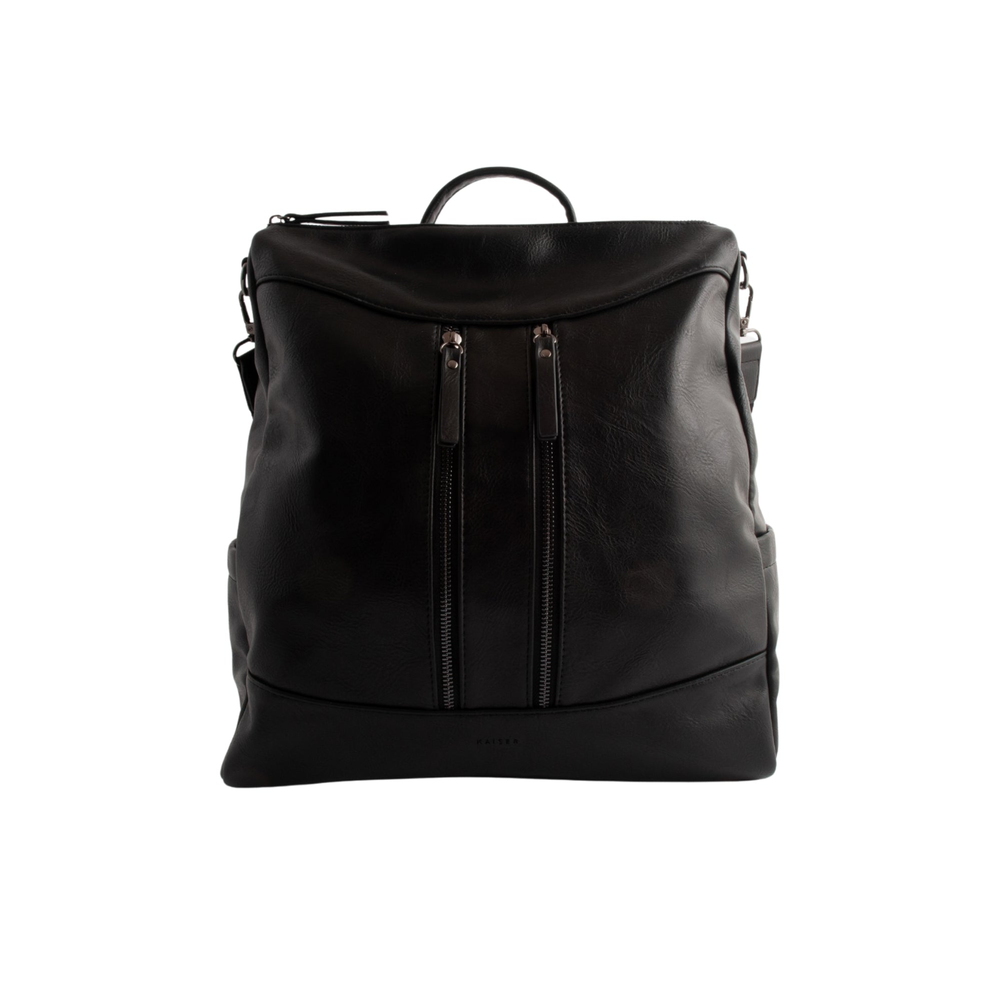 KaiserCraft sekk faux leather Messenger svart