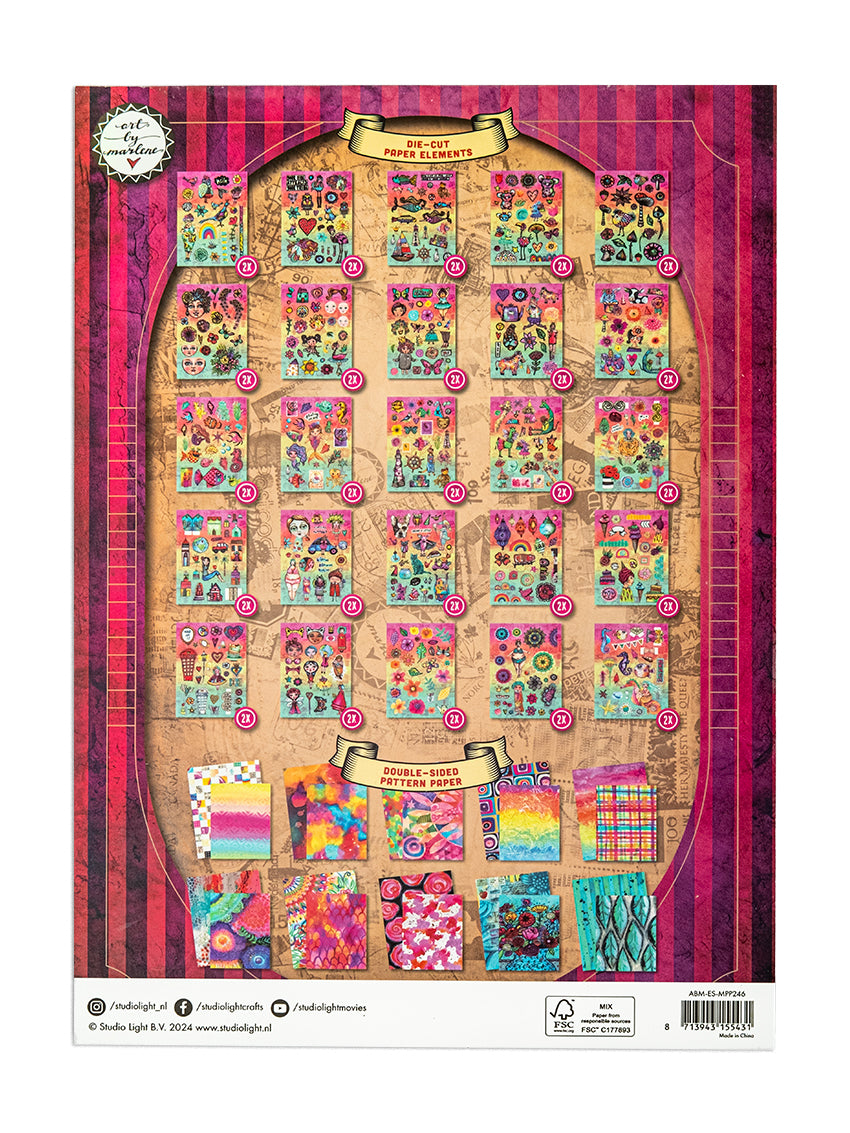 Art by Marlene Essentials papirblokk Golden Oldie A4