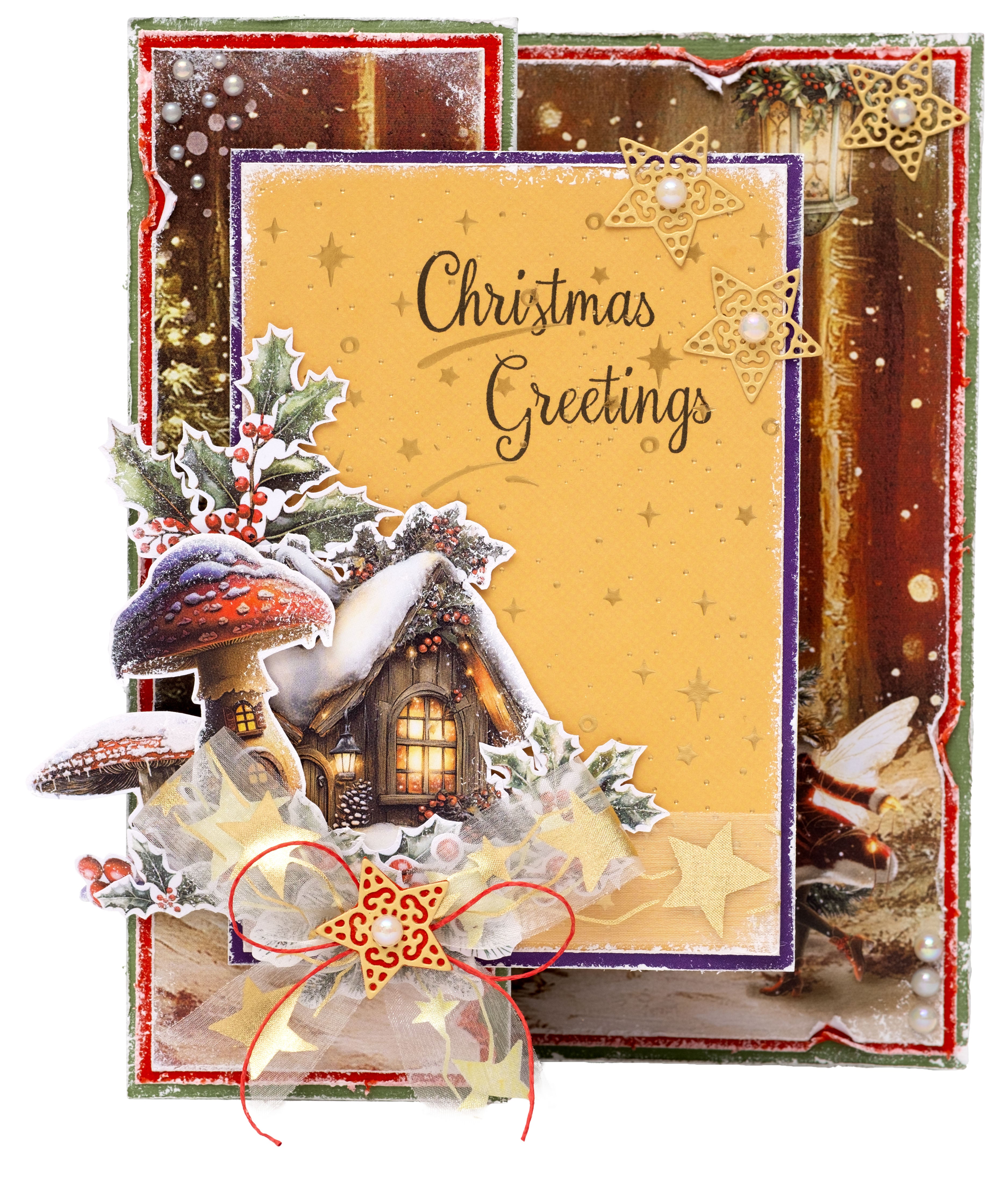 Studio Light Essentials Fairy Christmas diecut papirblokk 20 ark