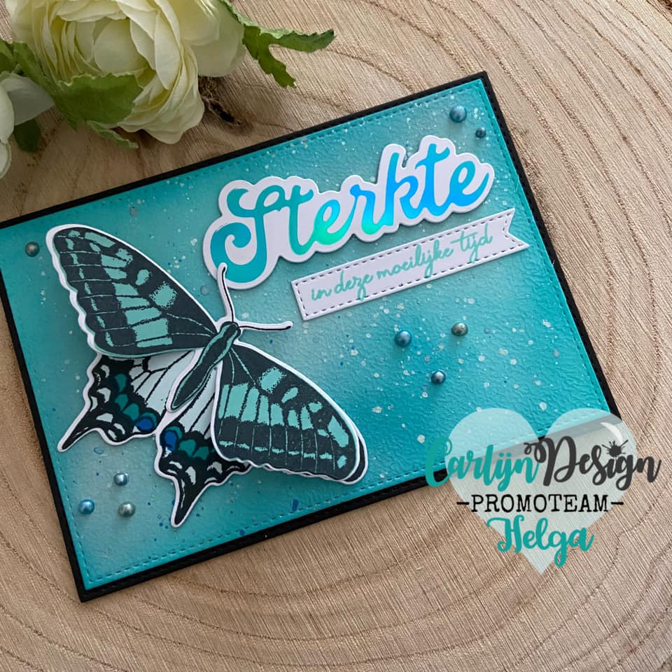 CarlijnDesign Grote Teksten 2 Sterkte CDHF-0010 hot foil-mal