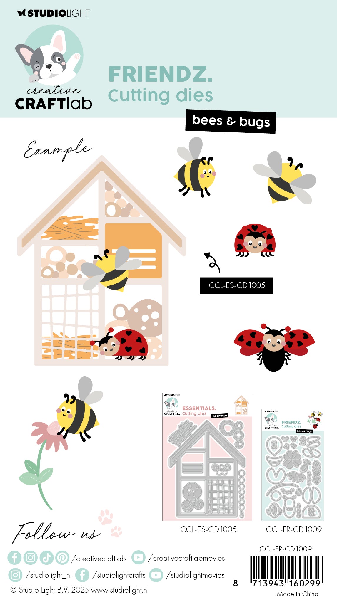 Studio Light Friendz Bees & Bugs dies insektmotiv