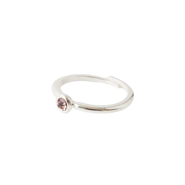 K&Co Birthstone June justerbar ring alexandrite bursdag