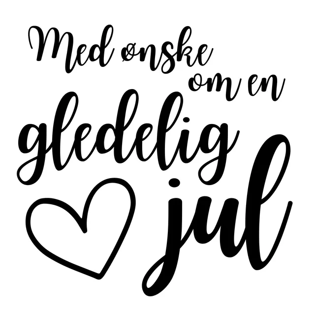 Papirglede Gledelig jul digitalt stempel 2 filer
