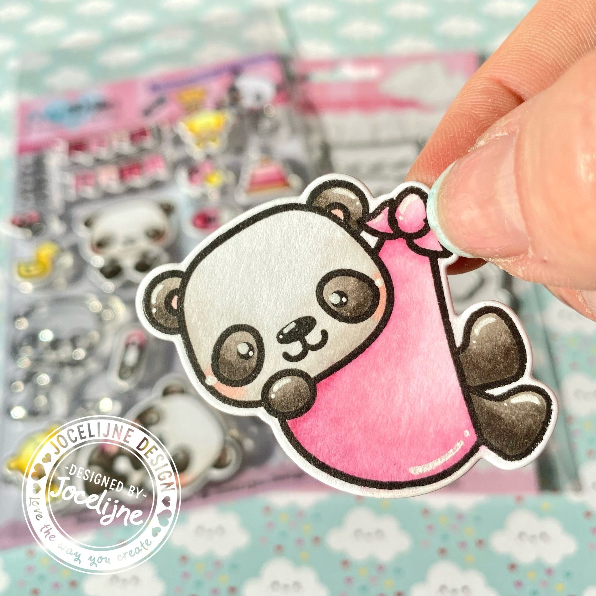 CarlijnDesign Baby Panda CDJD-0025 dies babykort