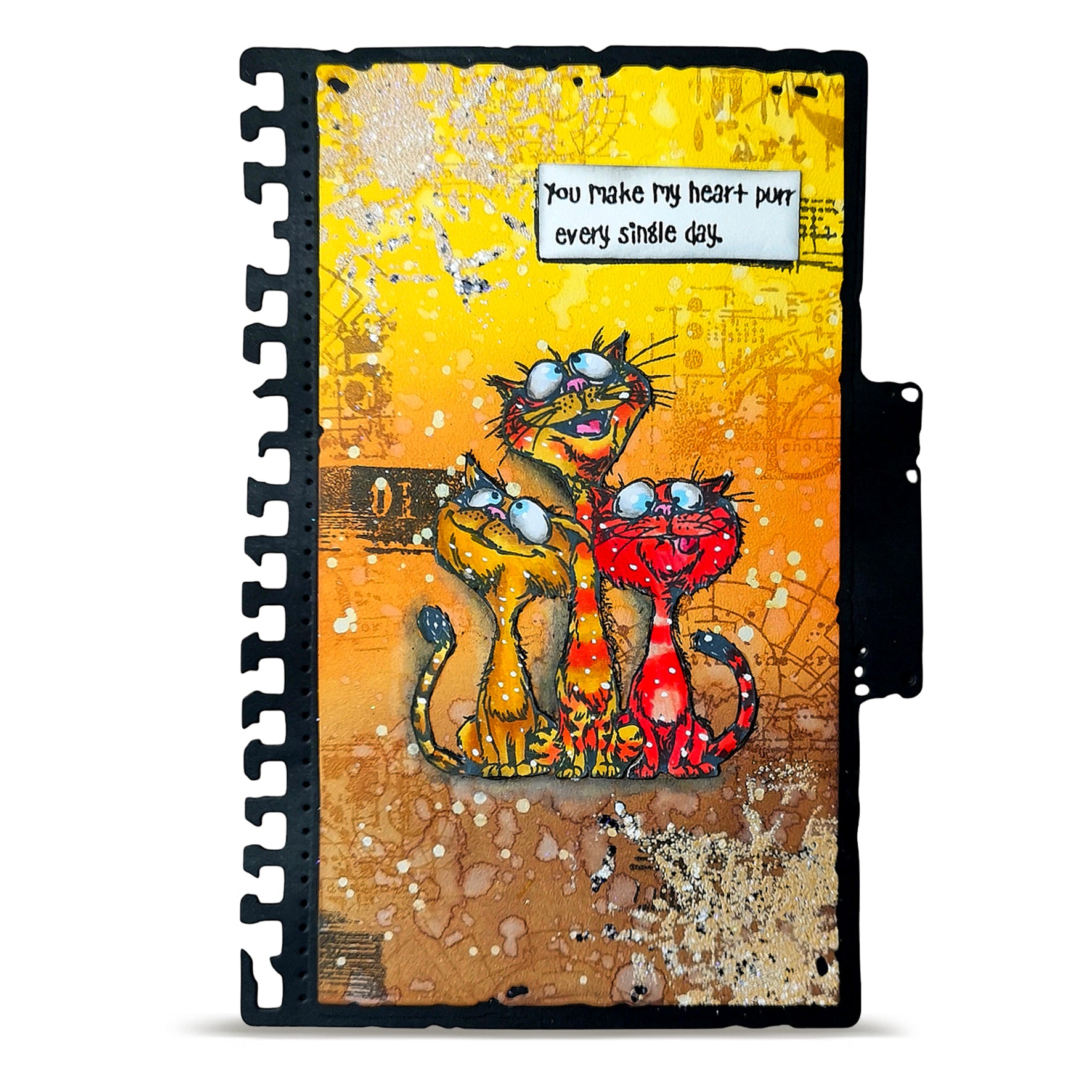 AALL & Create TP-1405 Just Meowmories stempelsett A6 kattemotiv