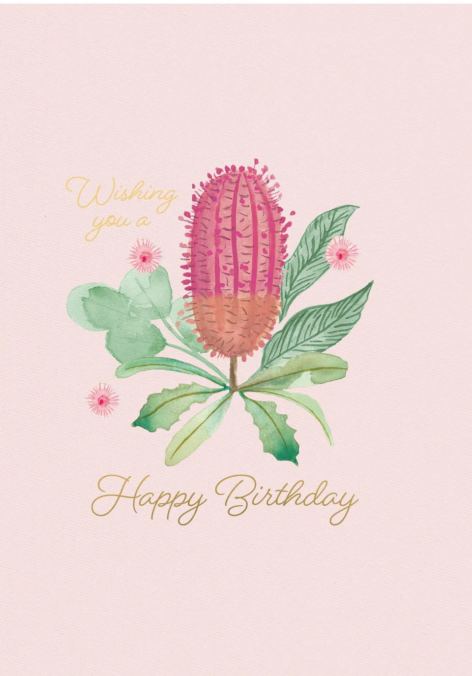 KaiserCraft Botanical Blooms Birthday Banksia kort 13x18