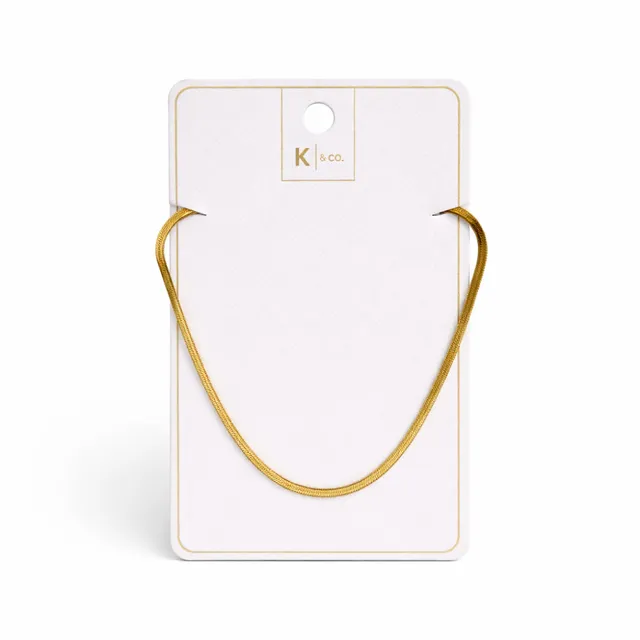 K&Co. Jada Snake Chain kjede gull