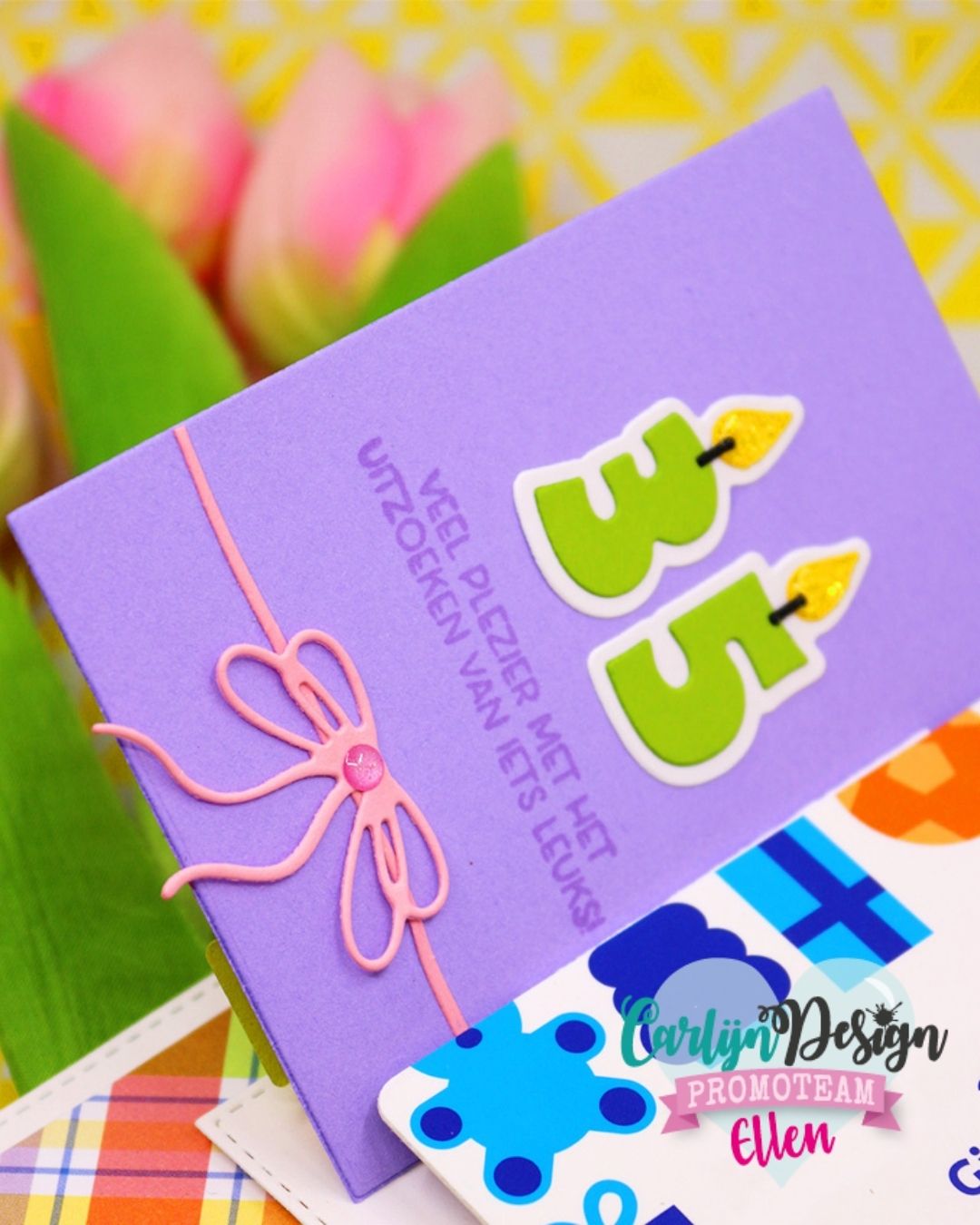 CarlijnDesign Cadeaukaart CDST-0170 stempel A6 gavekort