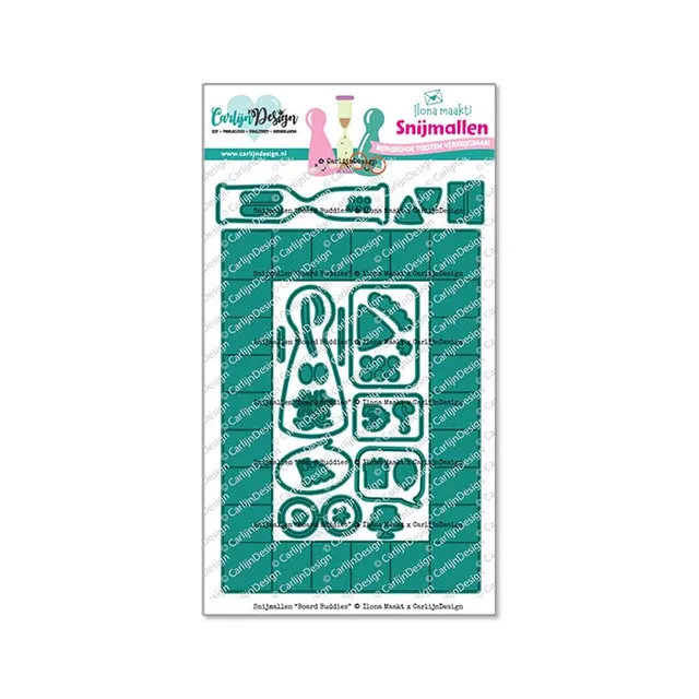 CarlijnDesign Board Buddies CDSN-0343 dies spillbrett A6