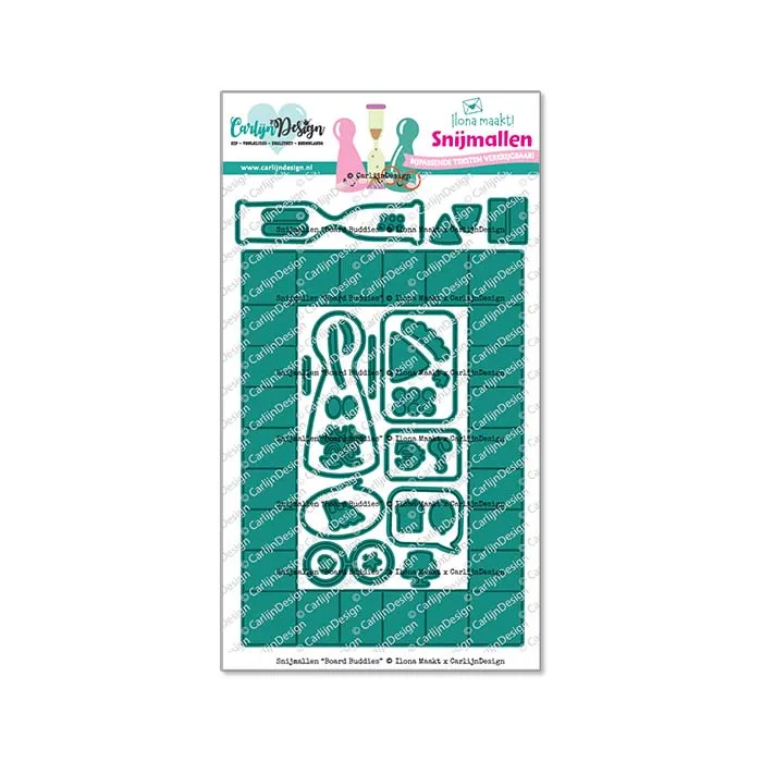 CarlijnDesign Board Buddies CDSN-0343 dies spillbrett A6