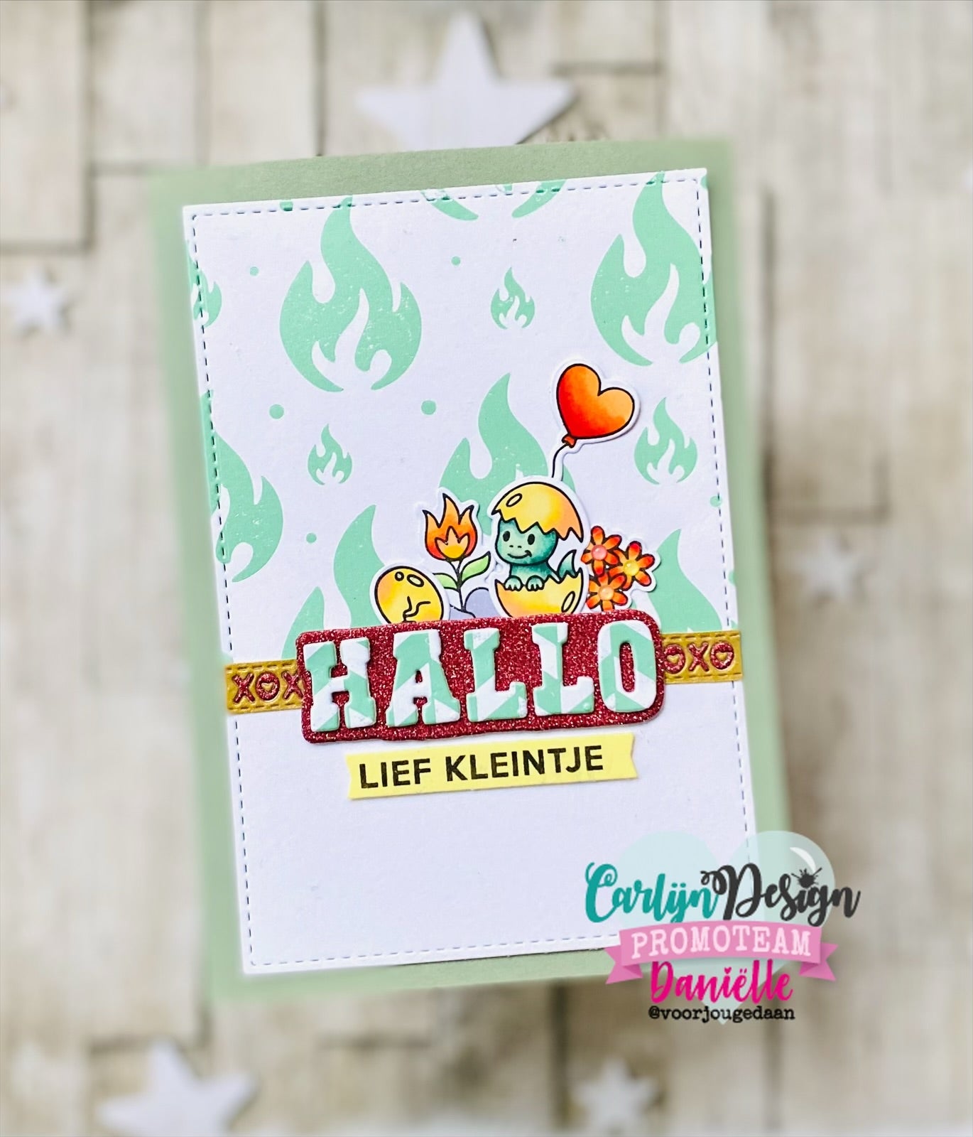 CarlijnDesign Vlammenzee CDHF-0084 hot foil-plate A6 flammer