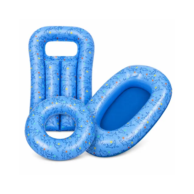 KaiserCraft Good Vibes Shark Waters badesett 3-pk oppblåsbart