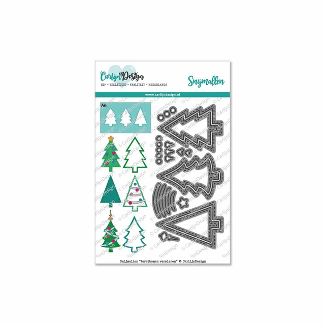 CarlijnDesign Kerstbomen CDSN-0029 dies juletrær