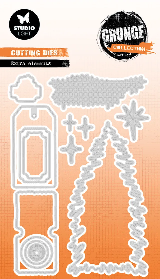 Studio Light Grunge cutting die christmas ekstra