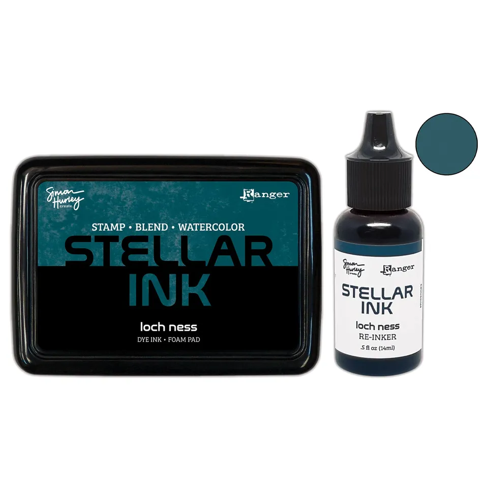 Aall and Create Stellar Loch Ness stempelpute med refill blå
