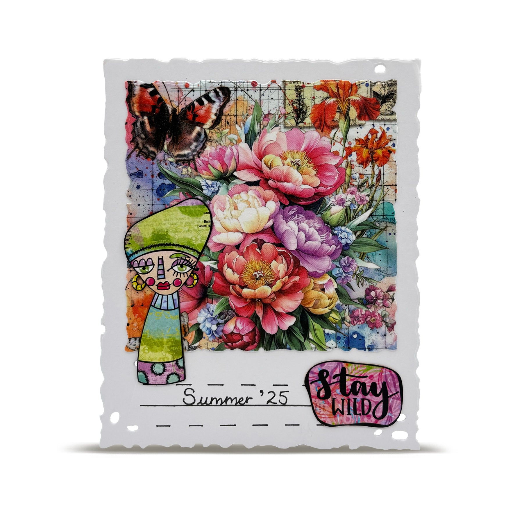 Aall and Create MT-143 Petals Kiss washi 25mm blomst 10m