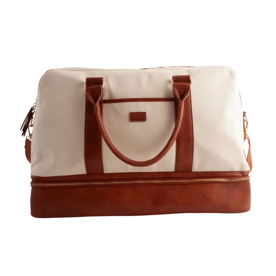 KaiserCraft Canvas Large Bag reisebag krem lerret