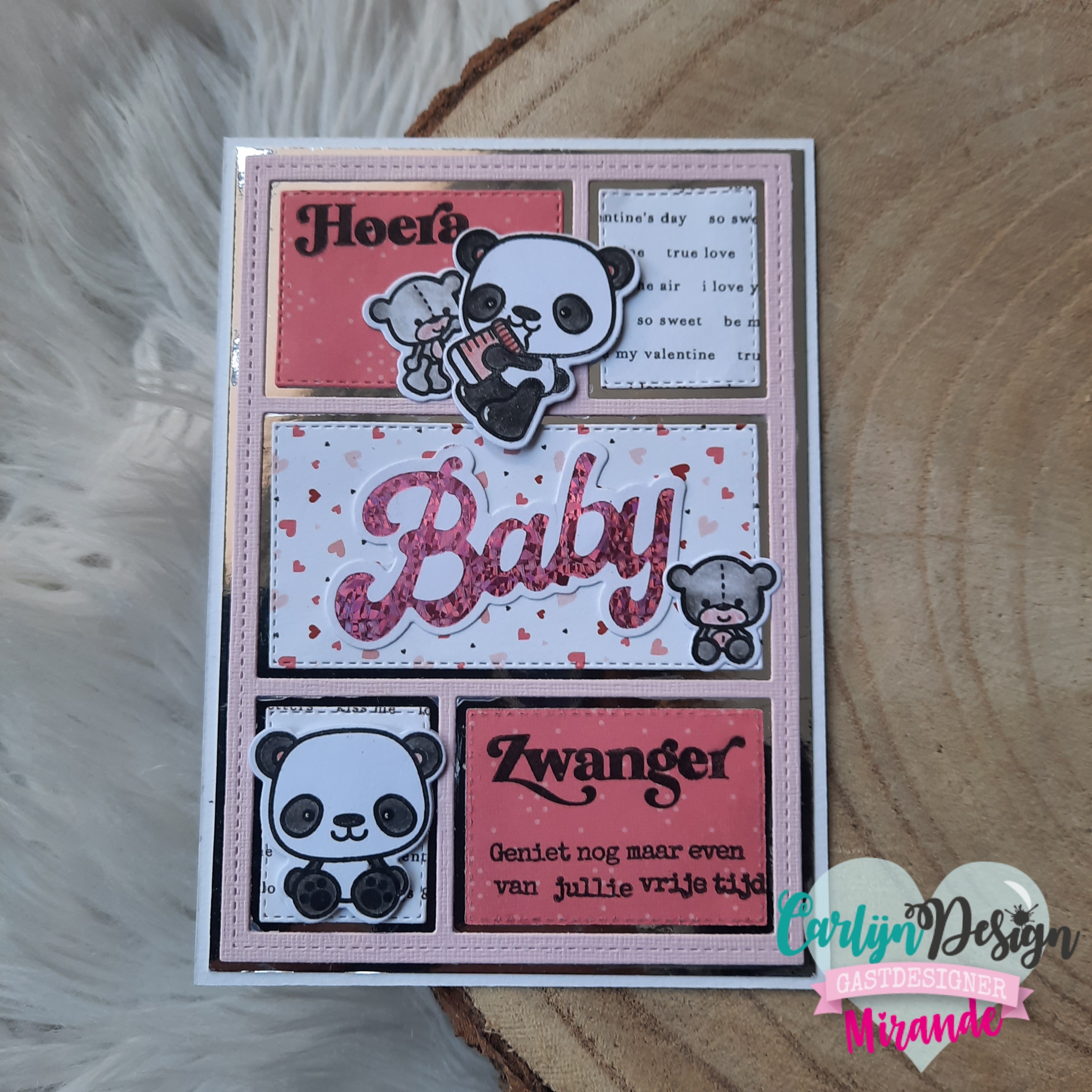 CarlijnDesign CDHF-0017 hot foil-plate baby