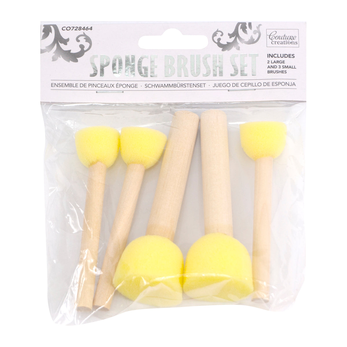 Couture Creations Sponge Brush Daubers svamppensel 5 stk