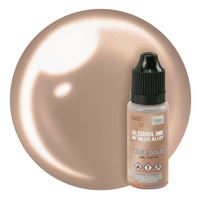 Couture Creations Metallic Alloy alkoholblekk rose gold 12 ml