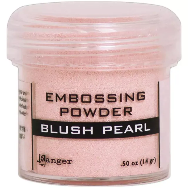 Korthobby Blush Pearl halvperler rosa