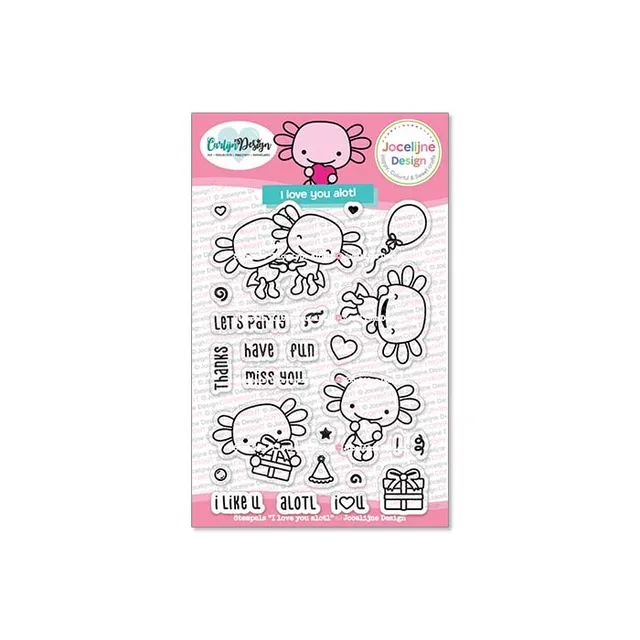 CarlijnDesign CDJD-0069 stempler I Love You Alotl A6