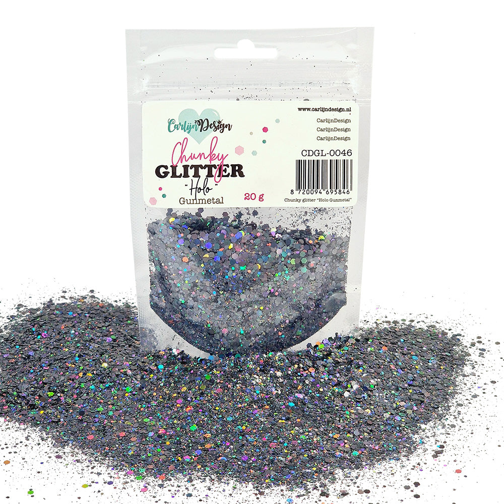 CarlijnDesign Combo 7 chunky glitter Holo Metallics 6x20 g